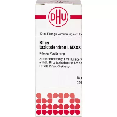 RHUS TOXICODENDRON LM XXX Verdunning, 10 ml