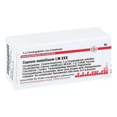 CUPRUM METALLICUM LM XXX Bolletjes, 5 g CUPRUM METALLICUM LM XXX Bolletjes, 5 g