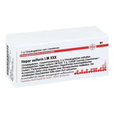 HEPAR SULFURIS LM XXX Bolletjes, 5 g HEPAR SULFURIS LM XXX Bolletjes, 5 g