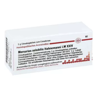 MERCURIUS SOLUBILIS Hahnemanni LM XXIV Bolletjes, 5 g MERCURIUS SOLUBILIS Hahnemanni LM XXIV Bolletjes, 5 g