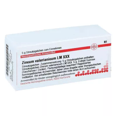 ZINCUM VALERIANICUM LM XXX Bolletjes, 5 g ZINCUM VALERIANICUM LM XXX Bolletjes, 5 g