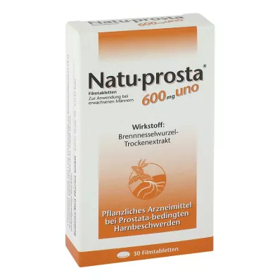 NATUPROSTA 600 mg uno filmomhulde tabletten, 30 st NATUPROSTA 600 mg uno filmomhulde tabletten, 30 st