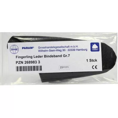 FINGERLING Leer maat 7 met bandage, 1 stuk FINGERLING Leer maat 7 met bandage, 1 stuk