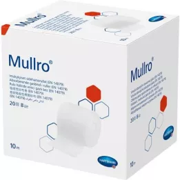 MULLRO Gaas 10 cmx10 m opgerold, 1 stuk