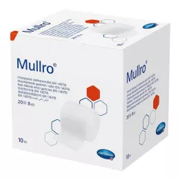 MULLRO Gaas 10 cmx10 m opgerold, 1 stuk