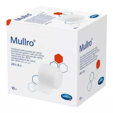 MULLRO Gaas 10 cmx10 m opgerold, 1 stuk