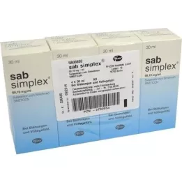 SAB simplex orale suspensie, 4X30 ml