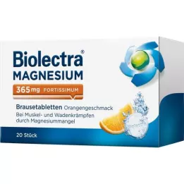 BIOLECTRA Magnesium 365 mg fortissimum Sinaasappel, 20 st