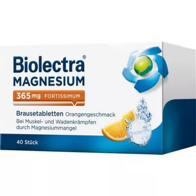 BIOLECTRA Magnesium 365 mg fortissimum Sinaasappel, 40 st
