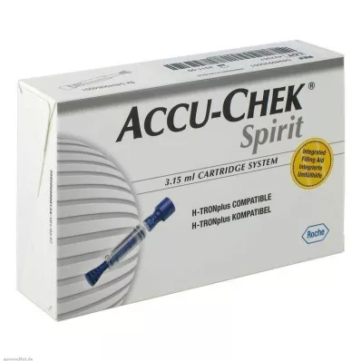 ACCU-CHEK Spirit 3,15 ml ampullen systeem, 5 stuks ACCU-CHEK Spirit 3,15 ml ampullen systeem, 5 stuks