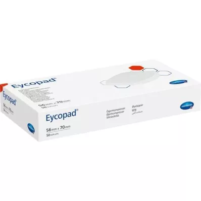 EYCOPAD Oogkompressen 56x70 mm niet-steriel, 50 stuks