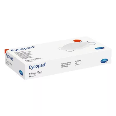 EYCOPAD Oogkompressen 56x70 mm niet-steriel, 50 stuks