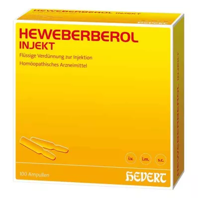 HEWEBERBEROL injecteer ampullen, 100 stuks HEWEBERBEROL injecteer ampullen, 100 stuks