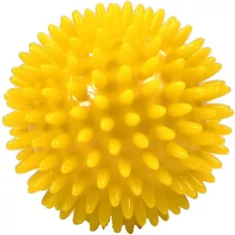 MASSAGEBALL Egelbal 8 cm geel, 1 st