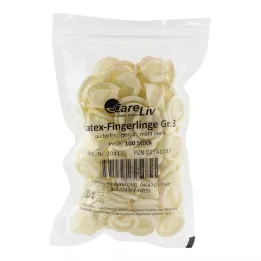 FINGERLING Latex OP Maat 3, 100 stuks