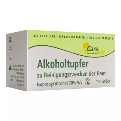 ALKOHOLTUPFER 3x6 cm steriel, 100 stuks ALKOHOLTUPFER 3x6 cm steriel, 100 stuks