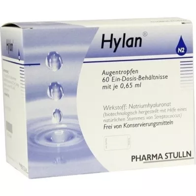 HYLAN 0,65 ml oogdruppels, 60 stuks
