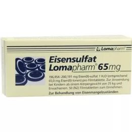EISENSULFAT Lomapharm 65 mg gecoate tab, 50 stuks