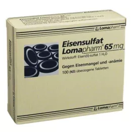 EISENSULFAT Lomapharm 65 mg gecoate tab, 100 stuks