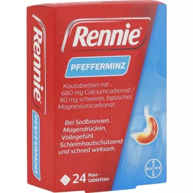 RENNIE Kauwtabletten, 24 stuks