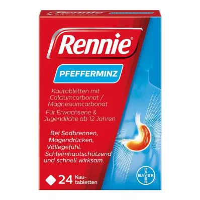RENNIE Kauwtabletten, 24 stuks RENNIE Kauwtabletten, 24 stuks