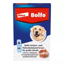 BOLFO Vlooienband bruin voor grote honden, 1 st