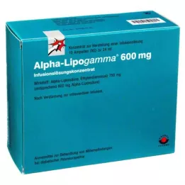 ALPHA-LIPOGAMMA 600 mg infusieoplossing concentraat, 10X24 ml