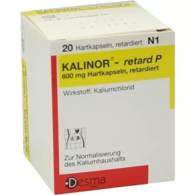KALINOR retard P 600 mg harde capsules, 20 st