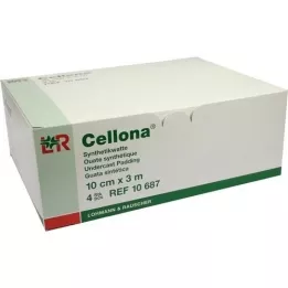 CELLONA Synthetische watten 10 cm x 3 m, 4 stuks