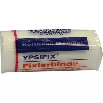 FIXIERBINDE Ypsifix elastiek 8 cmx4 m in cellofaan, 1 st