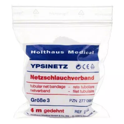 NETZVERBAND Ypsin net maat 3 4 m wit, 1 st NETZVERBAND Ypsin net maat 3 4 m wit, 1 st