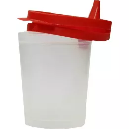URINBECHER met opklikbare deksel, 1 pc