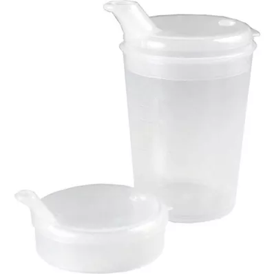 EINNEHMEBECHER zonder handvat w.deksel 4mm melkachtig, 1 st