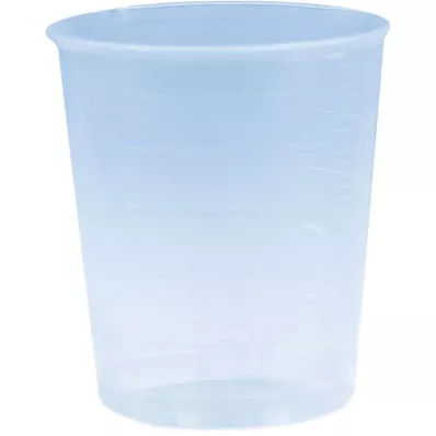 EINNEHMEGLAS Plastic 30 ml blauw, 10 stuks