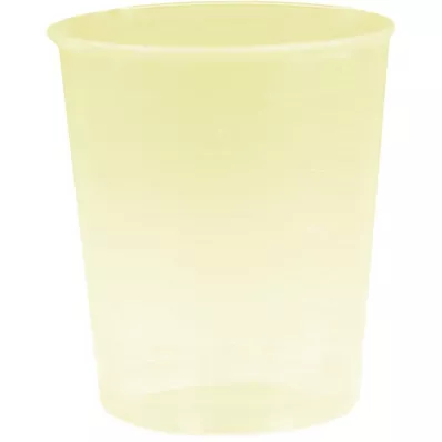 EINNEHMEGLAS Plastic 30 ml geel, 10 stuks