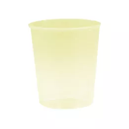EINNEHMEGLAS Plastic 30 ml geel, 10 stuks