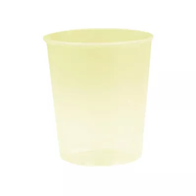 EINNEHMEGLAS Plastic 30 ml geel, 10 stuks