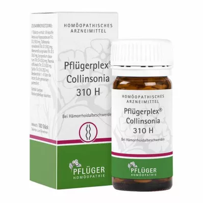 PFLÜGERPLEX Collinsonia 310 H Tabletten, 100 stuks PFLÜGERPLEX Collinsonia 310 H Tabletten, 100 stuks