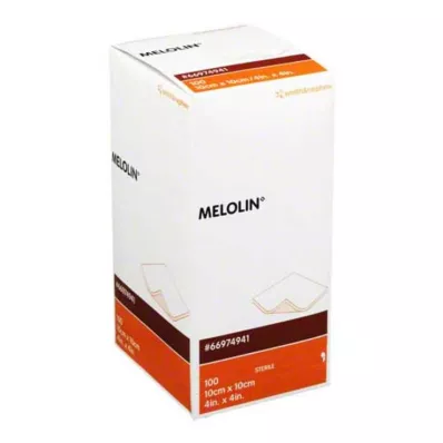 MELOLIN 10x10 cm steriele wondverbanden, 100 stuks MELOLIN 10x10 cm steriele wondverbanden, 100 stuks