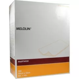 MELOLIN Wondverband 10x20 cm steriel, 100 st