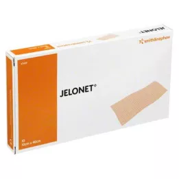JELONET Paraffinegaas 10x40 cm steriel, 10 stuks