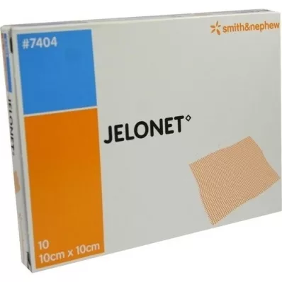 JELONET Paraffinegaas 10x10 cm steriel, 10 stuks