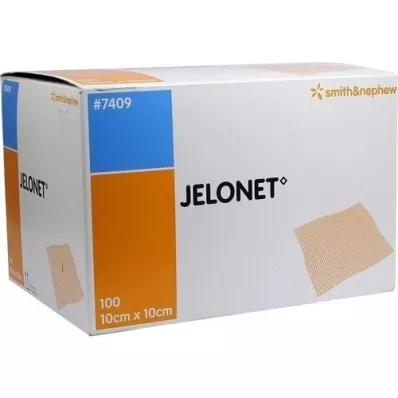 JELONET Paraffine gaasjes 10x10 cm steriel, 100 stuks