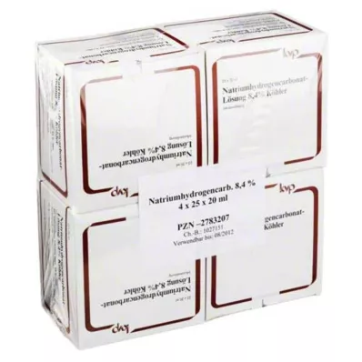 NATRIUMHYDROGENCARBONAT-Oplossing 8,4% Köhler, 100X20 ml