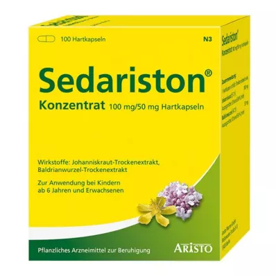 SEDARISTON Concentraat harde capsules, 100 stuks SEDARISTON Concentraat harde capsules, 100 stuks