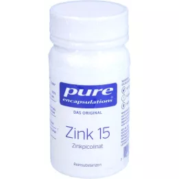 PURE ENCAPSULATIONS Zink 15 Zink Picolinaat Capsules, 60 Capsules