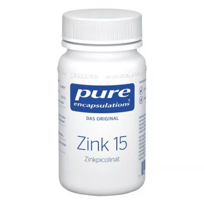 PURE ENCAPSULATIONS Zink 15 Zink Picolinaat Capsules, 60 Capsules PURE ENCAPSULATIONS Zink 15 Zink Picolinaat Capsules, 60 Capsules