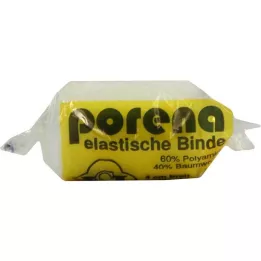 PORENA elastisch gaasverband 4 cm wit met cello, 1 st
