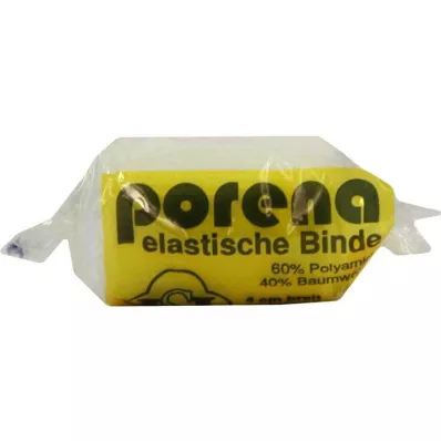 PORENA elastisch gaasverband 4 cm wit met cello, 1 st PORENA elastisch gaasverband 4 cm wit met cello, 1 st