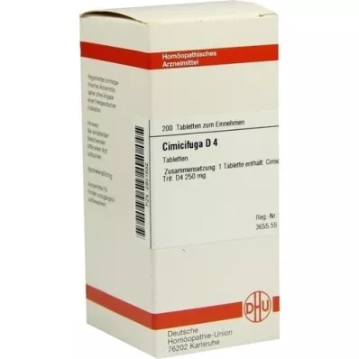 CIMICIFUGA D 4 tabletten, 200 stuks